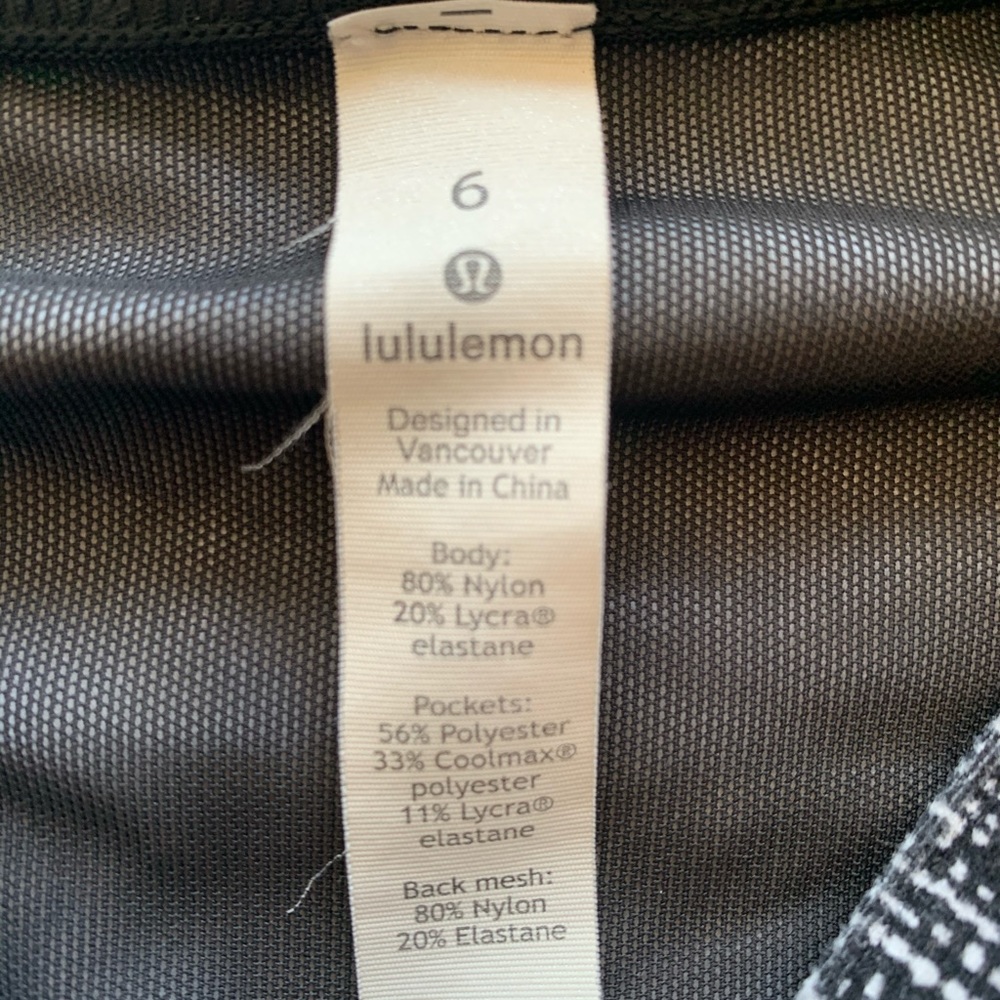 LULULEMON HOODED DEFINE JACKET-TWILLINES WH/BLACK - Picture 12 of 14